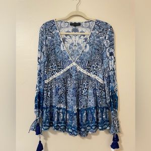 Blue Hemant tunic